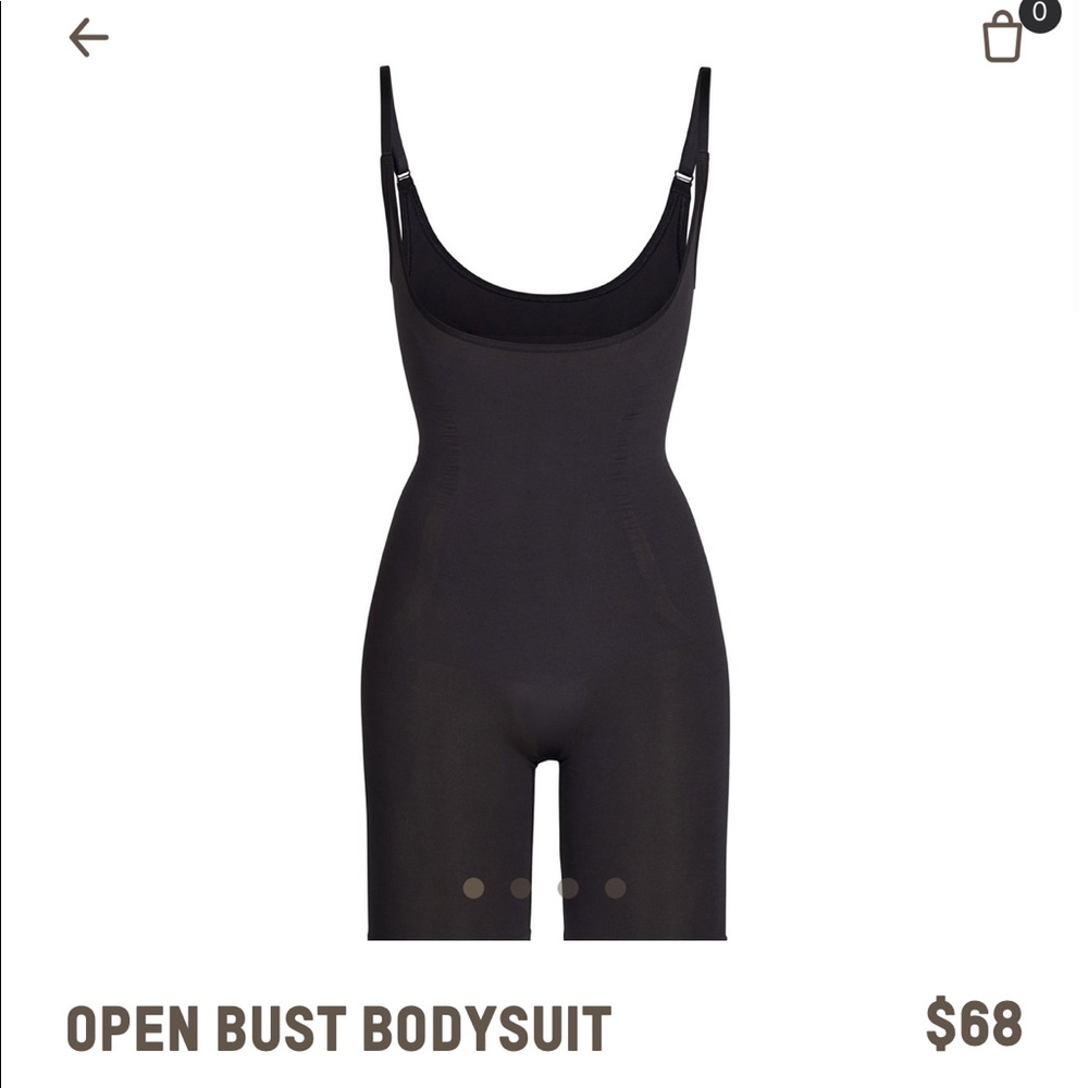 SKIMS OPEN BUST BODYSUIT